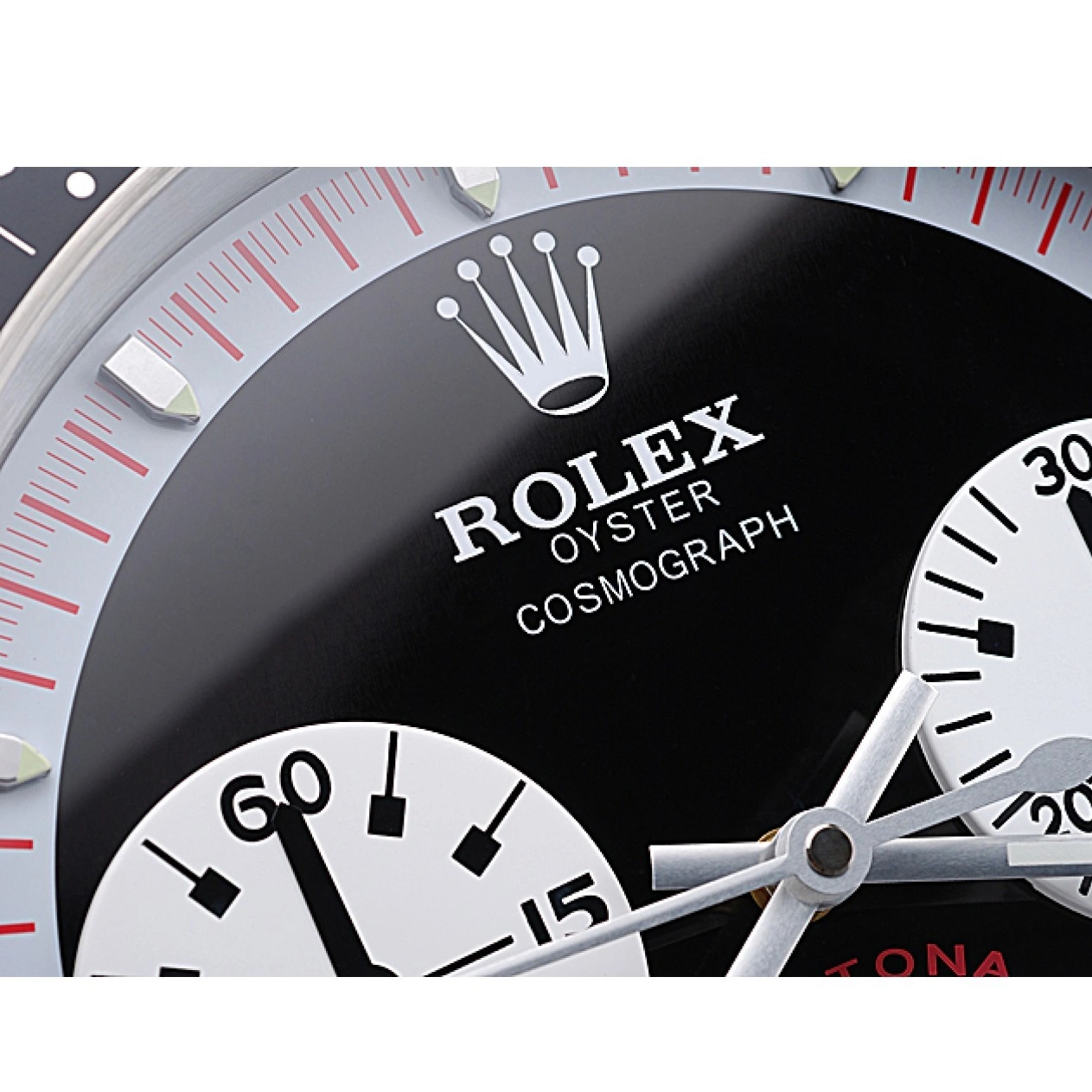 Aaa replica watch Wall Rolex Clock 622480 Cosmograph Black-Red Daytona 0815